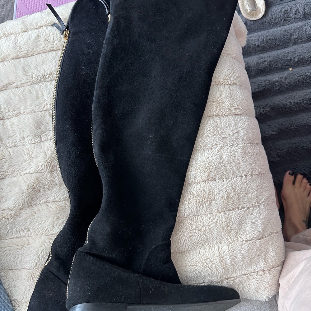 Giuseppe Zanotti Black Over-the-Knee Boots